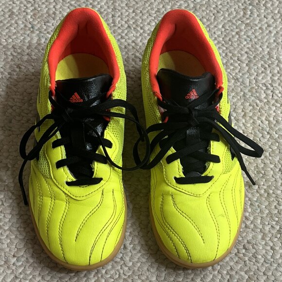 Adidas Copa Sense 3 Boy's Men's Size 4 Indoor Soccer Football Yellow Black Shoes - Picture 3 of 11